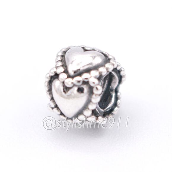 Authentic PANDORA Everlasting Love Charm - 790448 - Picture 7 of 9